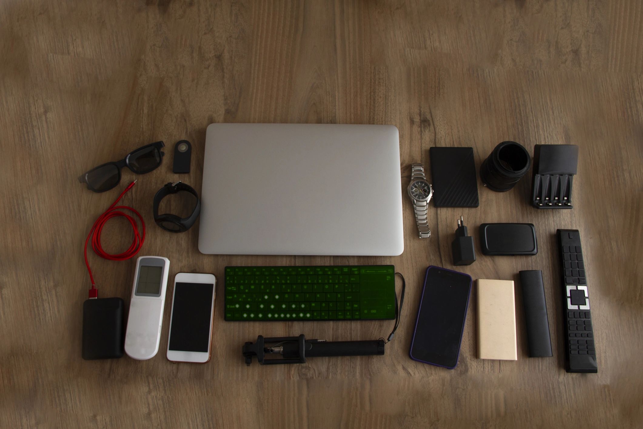 consumer electronics bundle headphones power banks USB cables